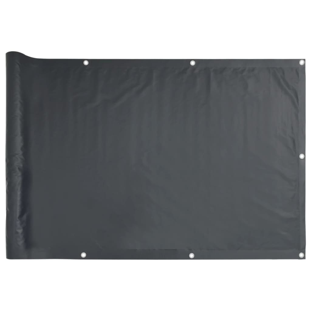 vidaXL Prelată balcon, material textil oxford, 90 x 400 cm, antracit vidaXL Prelată balcon, material textil oxford, 90 x 400 cm, antracit