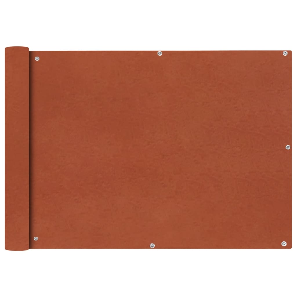 vidaXL Prelată balcon, material textil oxford, 75 x 600 cm, teracotă vidaXL Prelată balcon, material textil oxford, 75 x 600 cm, teracotă