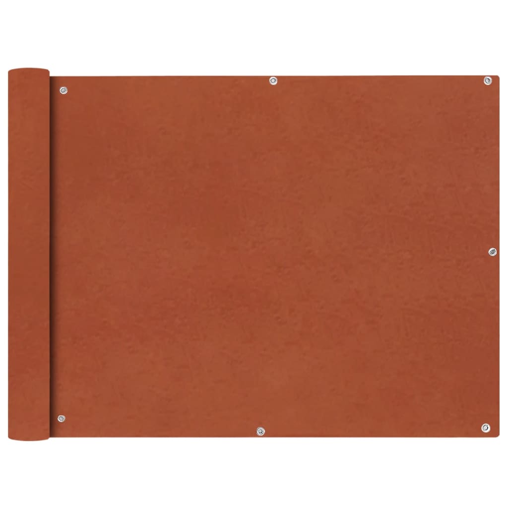 vidaXL Prelată balcon, material textil oxford, 90x400 cm, teracotă vidaXL Prelată balcon, material textil oxford, 90x400 cm, teracotă