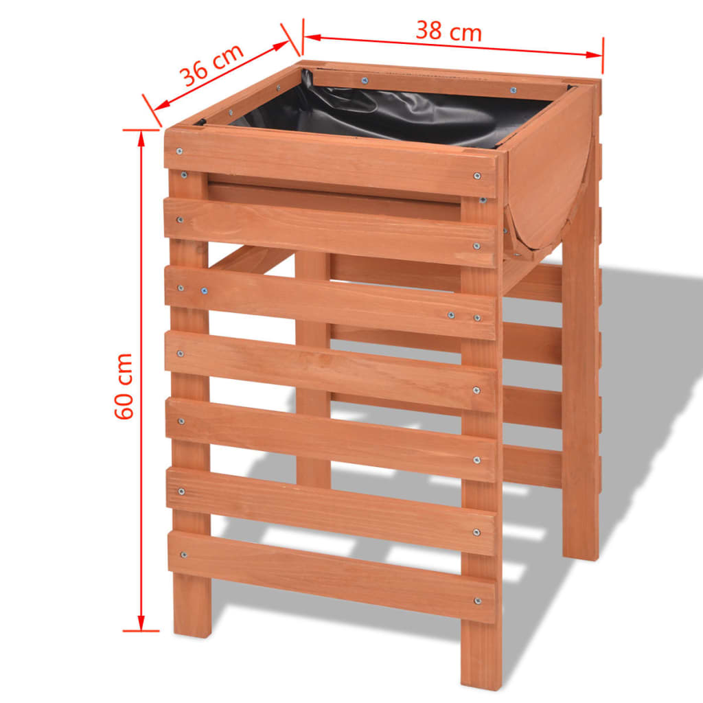 vidaXL Jardinieră 38 x 36 x 60 cm, lemn vidaXL Jardinieră 38 x 36 x 60 cm, lemn