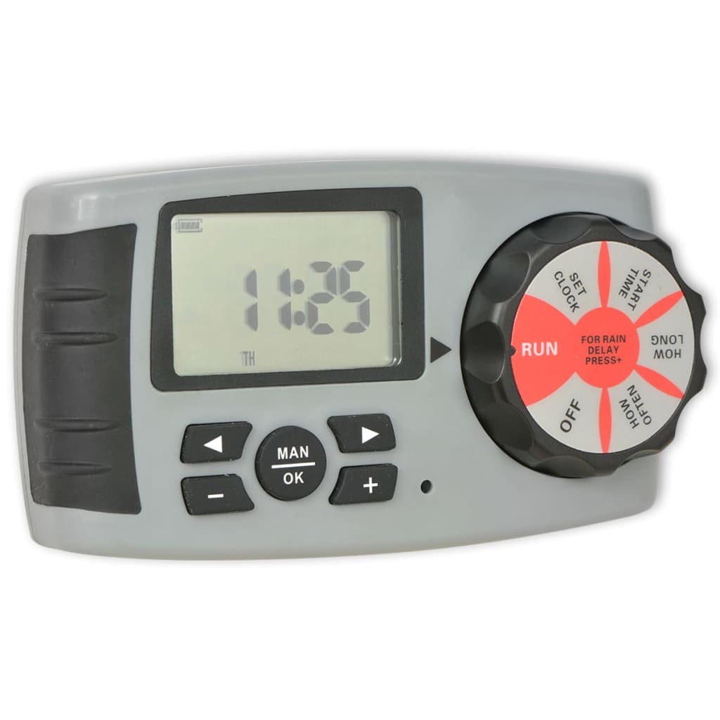 42352 vidaXL Timer automat de irigare cu 4 stații 3 V 42352 vidaXL Timer automat de irigare cu 4 stații 3 V