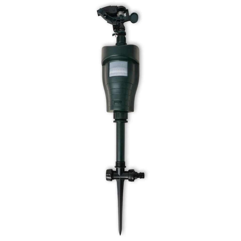 vidaXL Jet spray repelent pentru animale cu senzor PIR, verde închis vidaXL Jet spray repelent pentru animale cu senzor PIR, verde închis