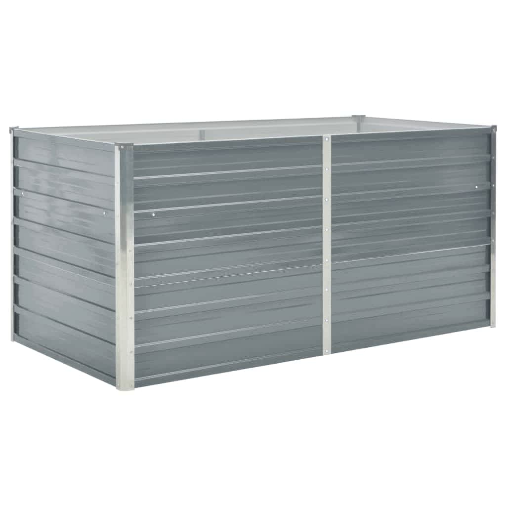 vidaXL Pat înalt straturi, 160x80x77, oțel galvanizat, gri