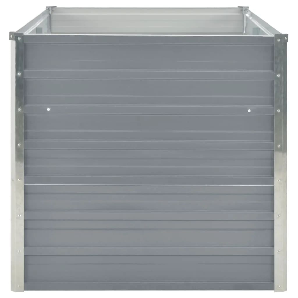 vidaXL Pat înalt straturi, 160x80x77, oțel galvanizat, gri