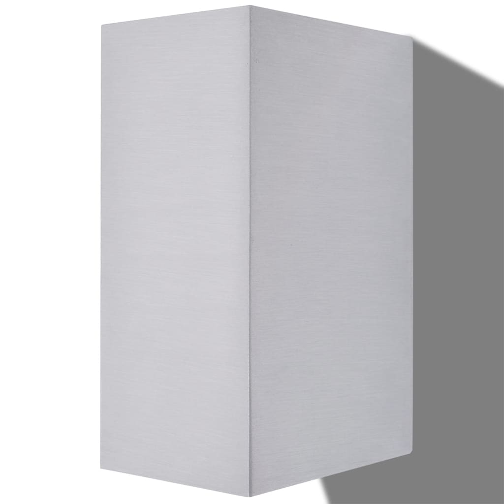 vidaXL Corp iluminat LED perete exterior 2 buc, pătrat, sus/jos vidaXL Corp iluminat LED perete exterior 2 buc, pătrat, sus/jos