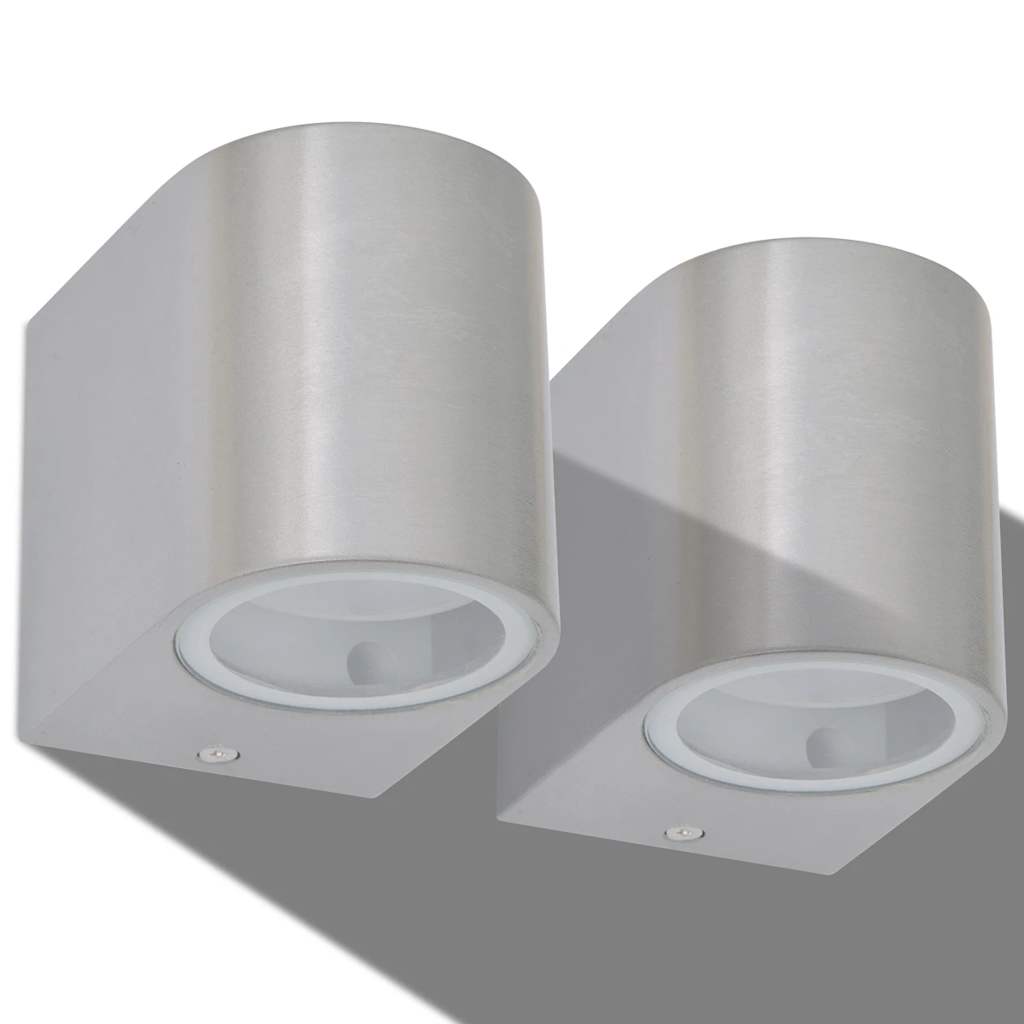 vidaXL Corp iluminat LED, perete exterior, 2 buc, rotund, direcție jos vidaXL Corp iluminat LED, perete exterior, 2 buc, rotund, direcție jos
