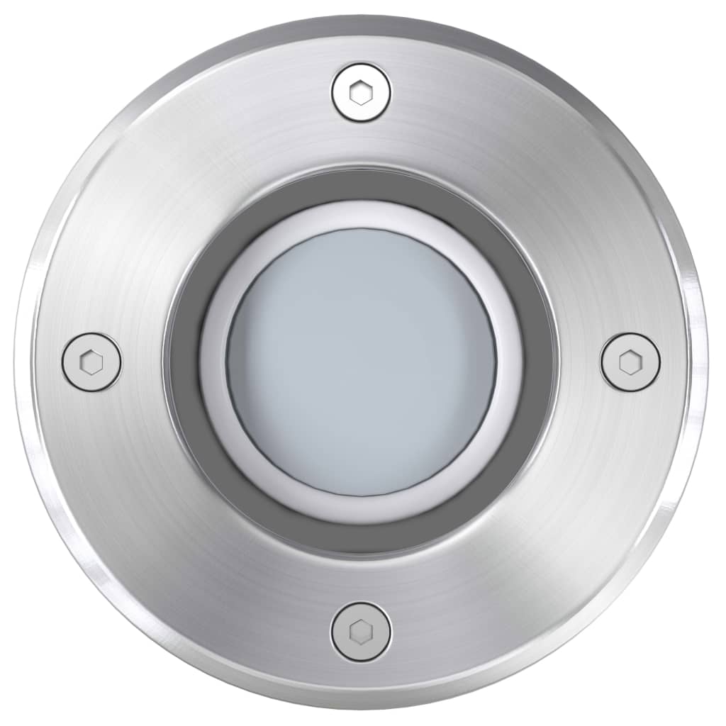 vidaXL Corpuri de iluminat LED pentru sol, exterior, rotunde, 3 buc. vidaXL Corpuri de iluminat LED pentru sol, exterior, rotunde, 3 buc.