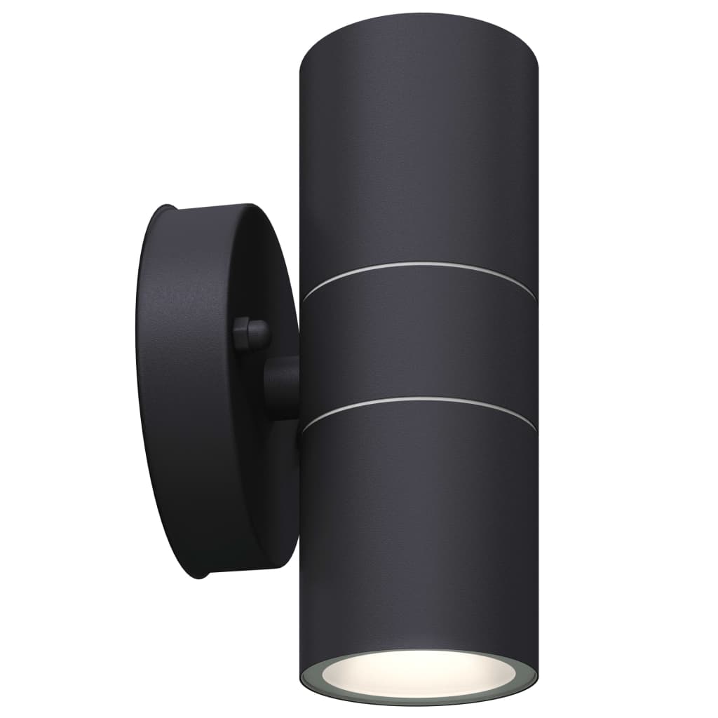 vidaXL Corp iluminat perete exterior 2 buc, oțel inoxidabil, sus/jos vidaXL Corp iluminat perete exterior 2 buc, oțel inoxidabil, sus/jos