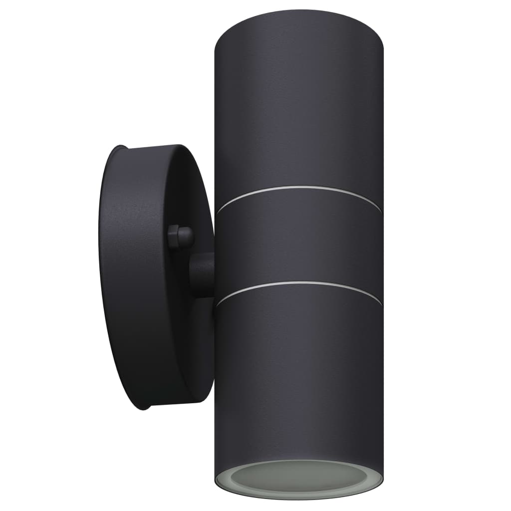 vidaXL Corp iluminat perete exterior 2 buc, oțel inoxidabil, sus/jos vidaXL Corp iluminat perete exterior 2 buc, oțel inoxidabil, sus/jos