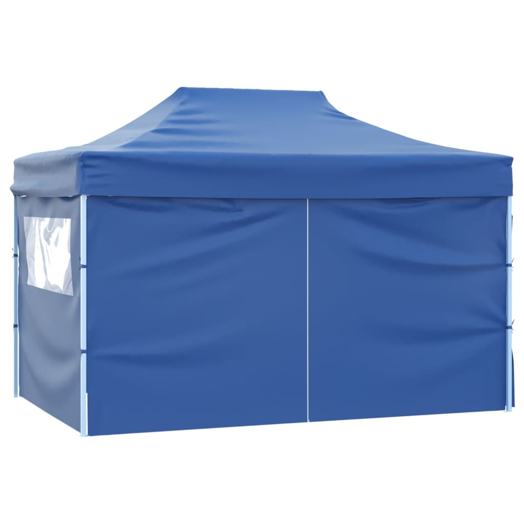 42512 vidaXL Foldable Tent Pop-Up with 4 Side Walls 3x4,5 m Blue 42512 vidaXL Foldable Tent Pop-Up with 4 Side Walls 3x4,5 m Blue
