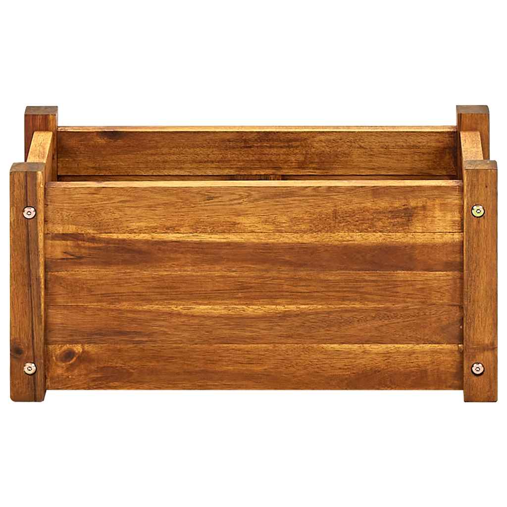 vidaXL Strat înălțat de grădină, 50x25x25 cm, lemn de acacia
