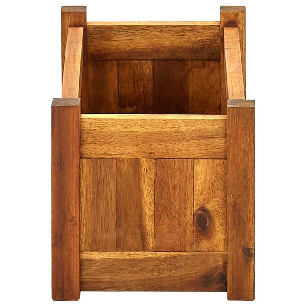 vidaXL Strat înălțat de grădină, 50x25x25 cm, lemn de acacia