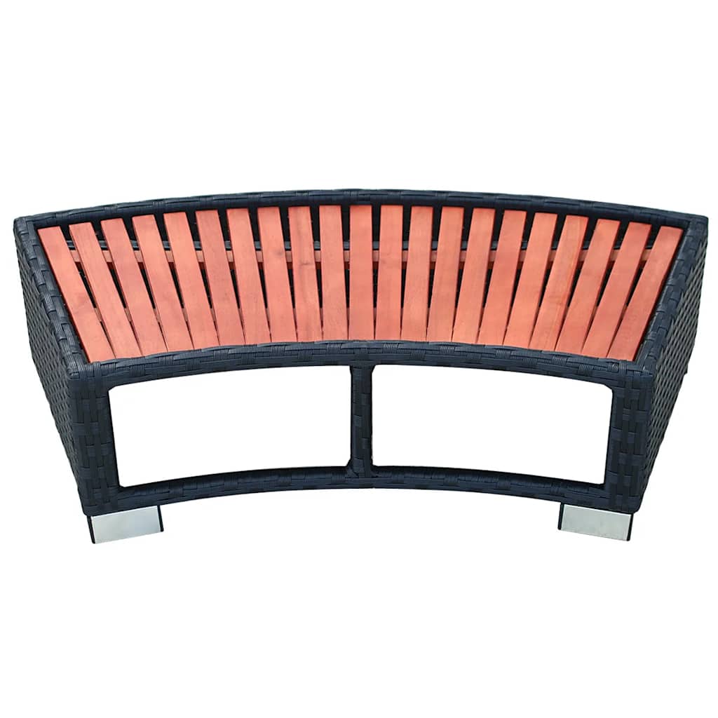 vidaXL Treaptă pentru spa, negru, 92 x 45 x 25 cm, poliratan vidaXL Treaptă pentru spa, negru, 92 x 45 x 25 cm, poliratan