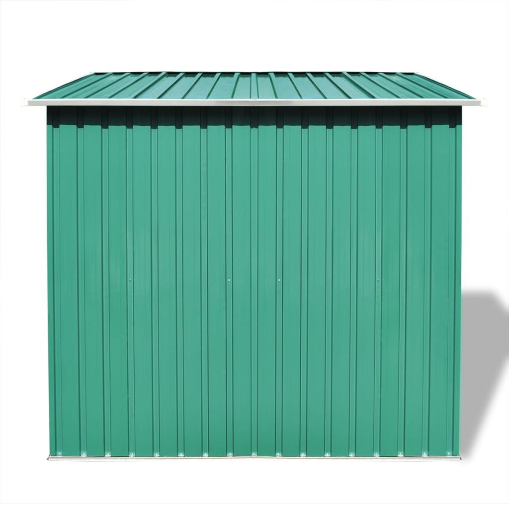 vidaXL Magazie de grădină din metal verde vidaXL Magazie de grădină din metal verde