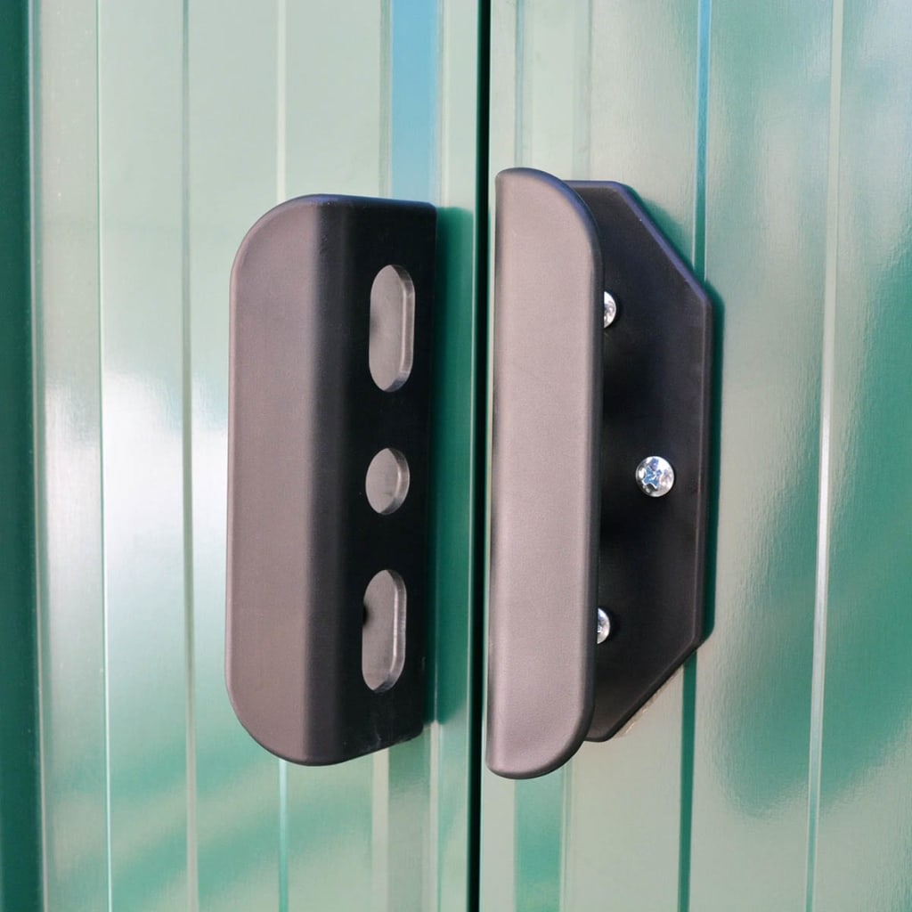 vidaXL Magazie de grădină din metal verde vidaXL Magazie de grădină din metal verde