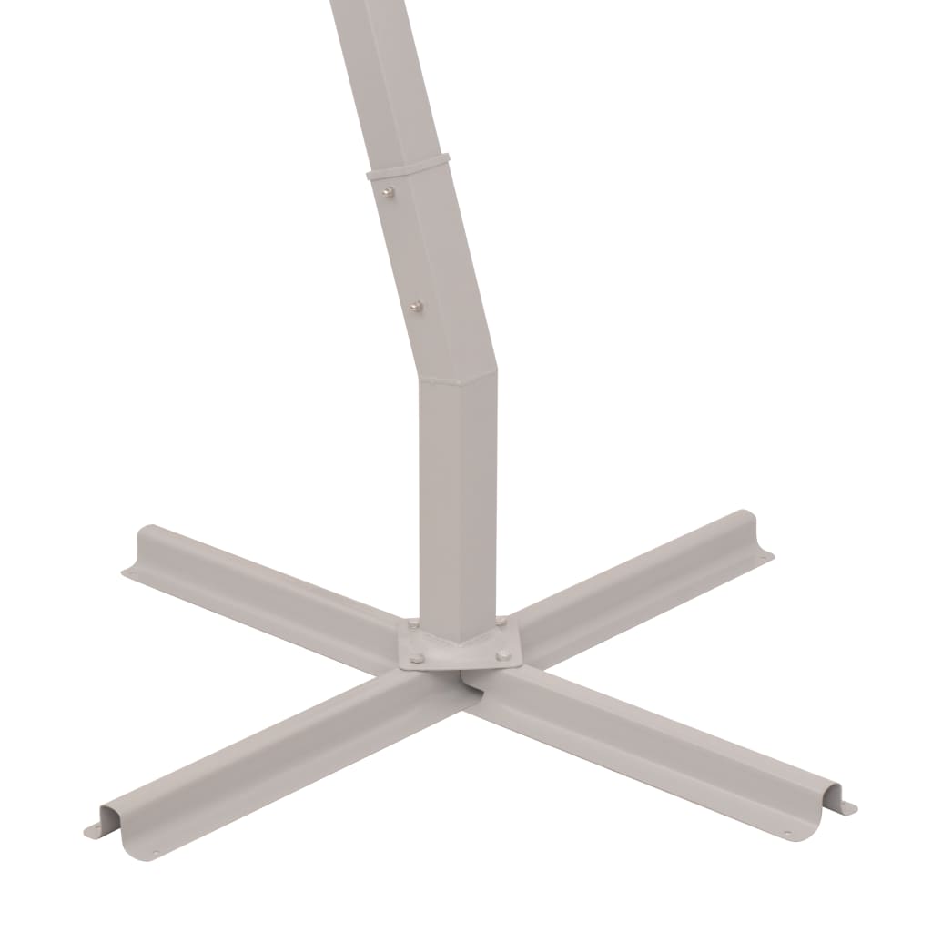 vidaXL Umbrelă suspendată, stâlp de aluminiu, 300x300 cm, verde