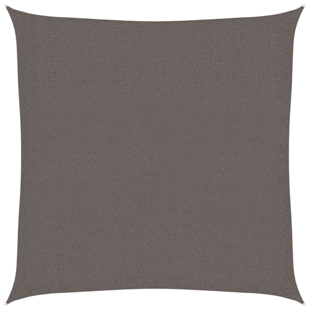 vidaXL Pânză parasolar, antracit, 2 x 2 m, HDPE, pătrat