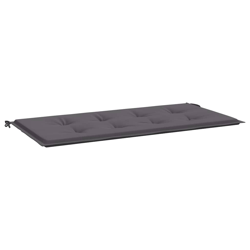 vidaXL Pernă de bancă de grădină antracit 120x50x4 cm textil oxford