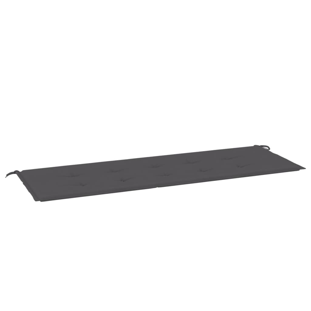 vidaXL Pernă de bancă de grădină antracit 150x50x3 cm textil oxford vidaXL Pernă de bancă de grădină antracit 150x50x3 cm textil oxford