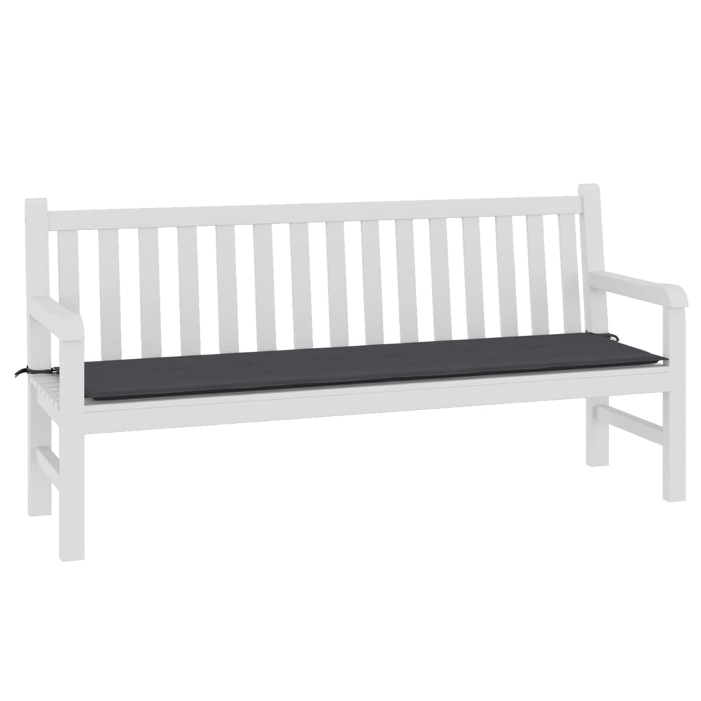 vidaXL Pernă de bancă de grădină antracit 180x50x3 cm textil oxford vidaXL Pernă de bancă de grădină antracit 180x50x3 cm textil oxford