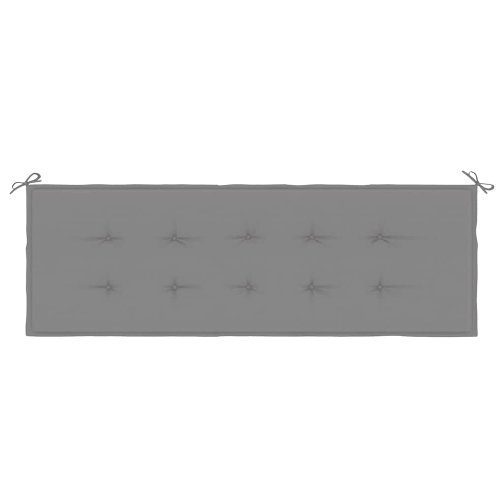 vidaXL Pernă de bancă de grădină, gri, 150x50x4 cm, textil oxford vidaXL Pernă de bancă de grădină, gri, 150x50x4 cm, textil oxford