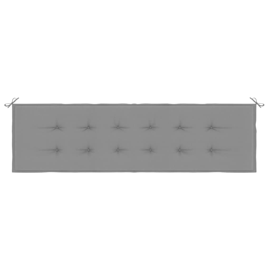 vidaXL Pernă de bancă de grădină, gri, 180x50x3 cm, textil oxford vidaXL Pernă de bancă de grădină, gri, 180x50x3 cm, textil oxford