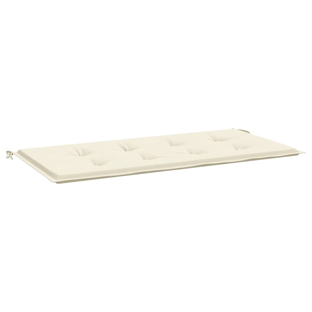 vidaXL Pernă de bancă de grădină, crem, 100x50x4 cm, textil oxford vidaXL Pernă de bancă de grădină, crem, 100x50x4 cm, textil oxford