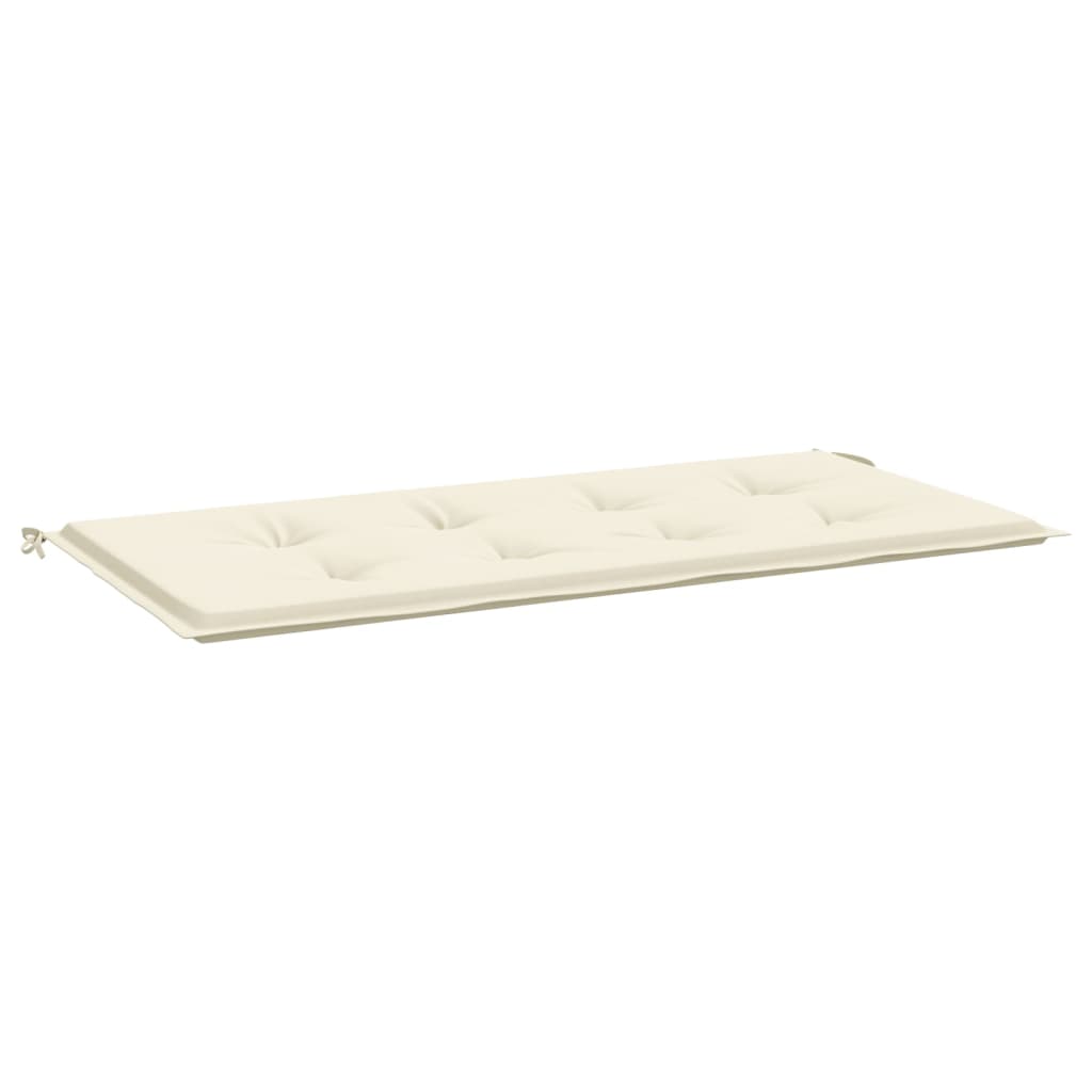 vidaXL Pernă de bancă de grădină, crem, 120x50x3 cm, textil oxford vidaXL Pernă de bancă de grădină, crem, 120x50x3 cm, textil oxford