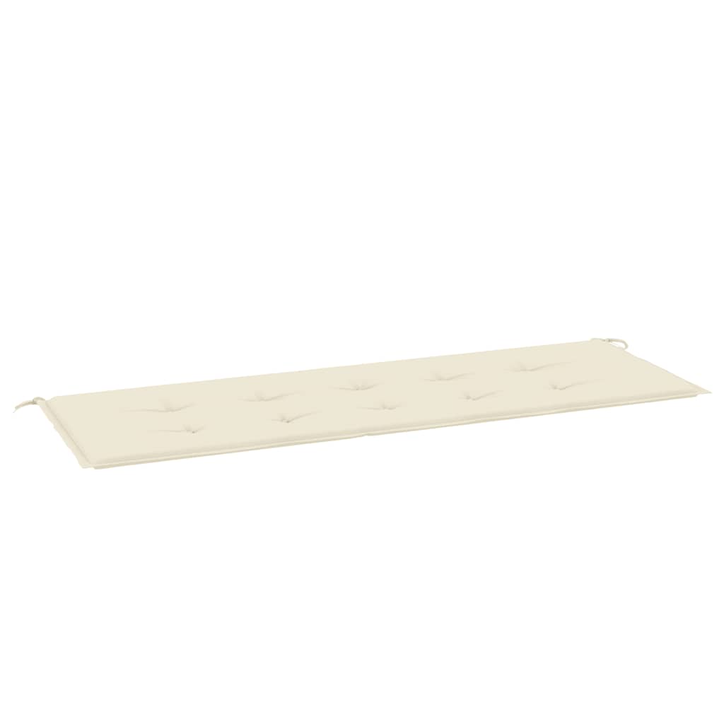 vidaXL Pernă de bancă de grădină, crem, 150x50x4 cm, textil oxford vidaXL Pernă de bancă de grădină, crem, 150x50x4 cm, textil oxford