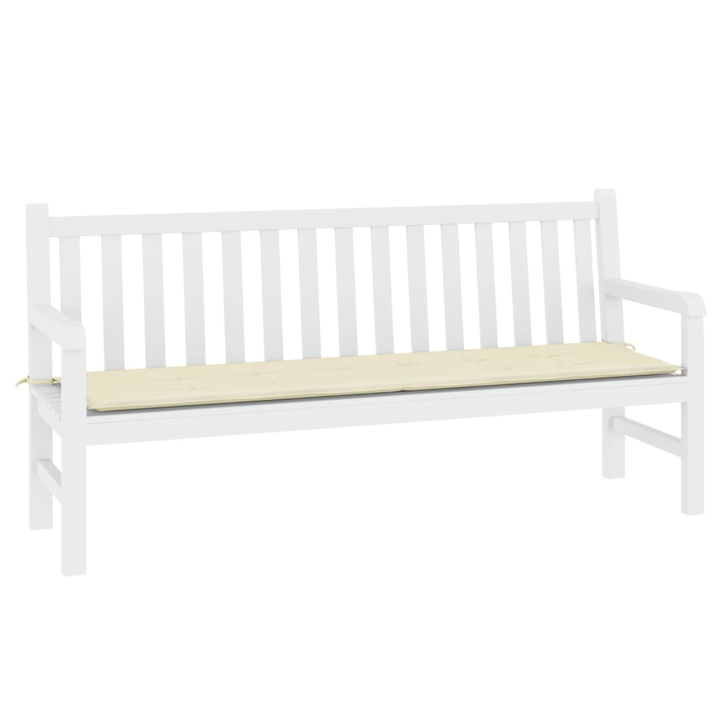 vidaXL Pernă de bancă de grădină, crem, 180x50x3 cm, textil oxford vidaXL Pernă de bancă de grădină, crem, 180x50x3 cm, textil oxford
