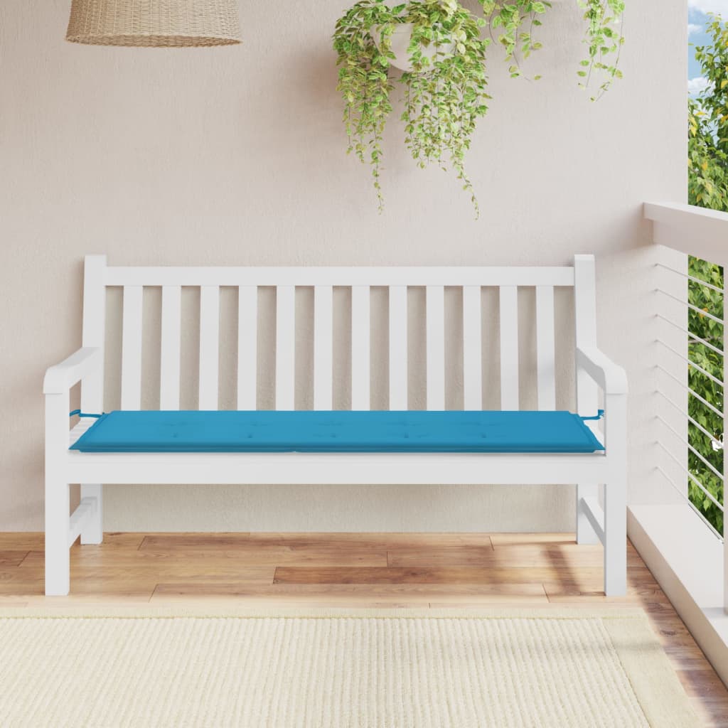 vidaXL Pernă de bancă de grădină, albastru, 150x50x3 cm, textil oxford vidaXL Pernă de bancă de grădină, albastru, 150x50x3 cm, textil oxford