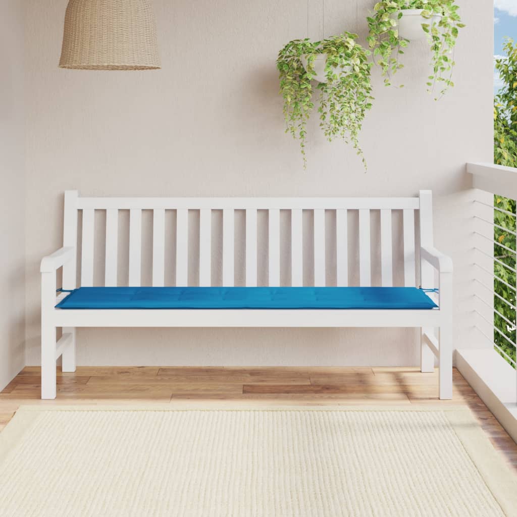 vidaXL Pernă de bancă de grădină, albastru, 180x50x3 cm, textil oxford vidaXL Pernă de bancă de grădină, albastru, 180x50x3 cm, textil oxford