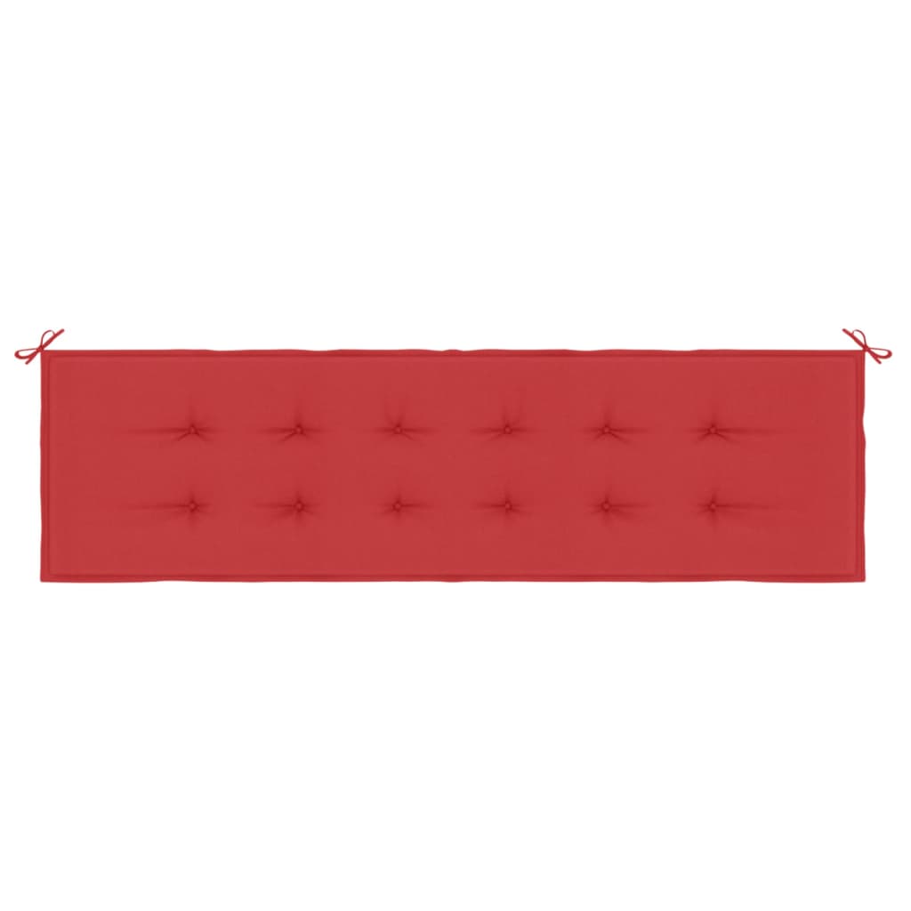 vidaXL Pernă de bancă de grădină, roșu, 180x50x3 cm, textil oxford vidaXL Pernă de bancă de grădină, roșu, 180x50x3 cm, textil oxford