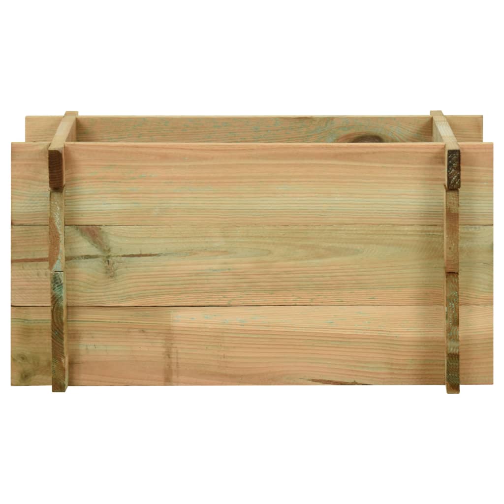 vidaXL Strat înălțat legume grădină, 40 cm, lemn de pin tratat vidaXL Strat înălțat legume grădină, 40 cm, lemn de pin tratat