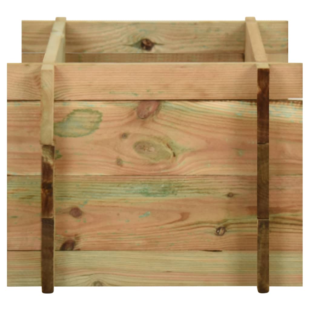 vidaXL Strat înălțat legume grădină, 40 cm, lemn de pin tratat vidaXL Strat înălțat legume grădină, 40 cm, lemn de pin tratat
