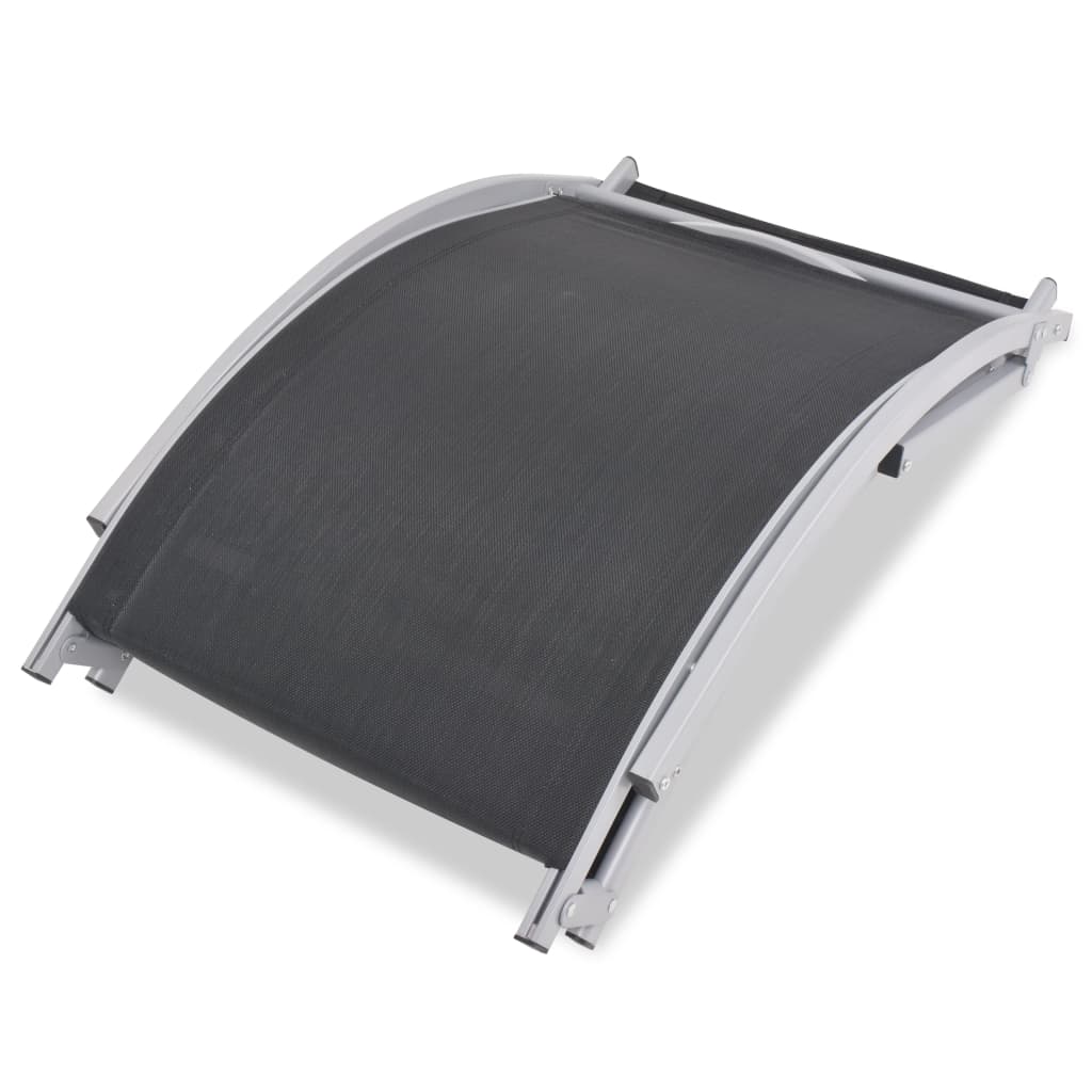 vidaXL Șezlonguri de plajă pliabile, 2 buc, aluminiu și textilenă vidaXL Șezlonguri de plajă pliabile, 2 buc, aluminiu și textilenă