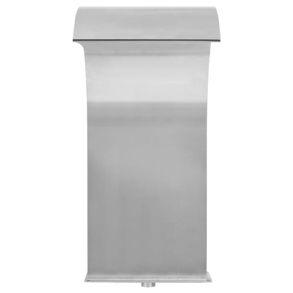 vidaXL Fântână de piscină, oțel inoxidabil 45x30x65 cm, argintiu vidaXL Fântână de piscină, oțel inoxidabil 45x30x65 cm, argintiu