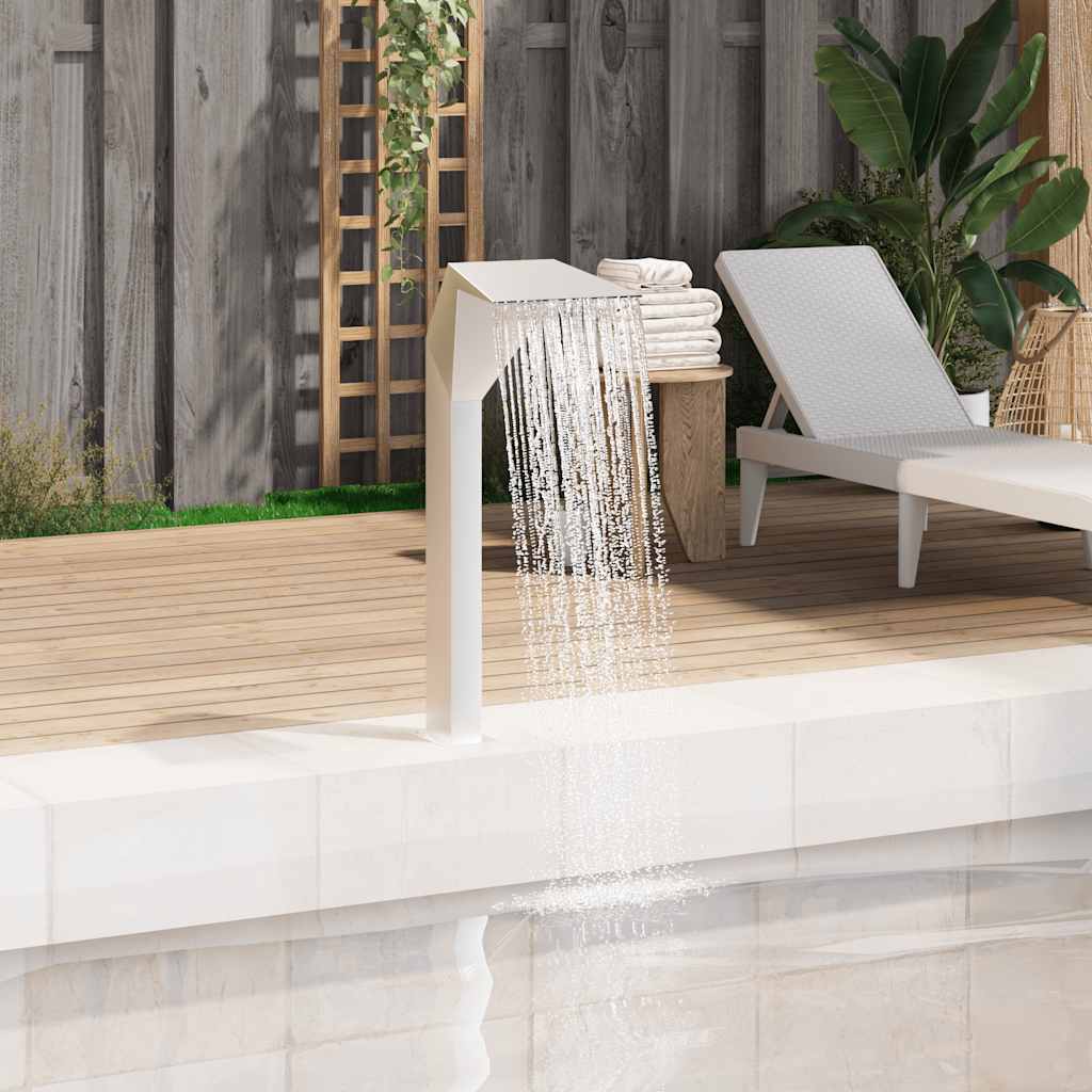 vidaXL Fântână de piscină, argintiu, 50 x 30 x 90 cm, oțel inoxidabil vidaXL Fântână de piscină, argintiu, 50 x 30 x 90 cm, oțel inoxidabil
