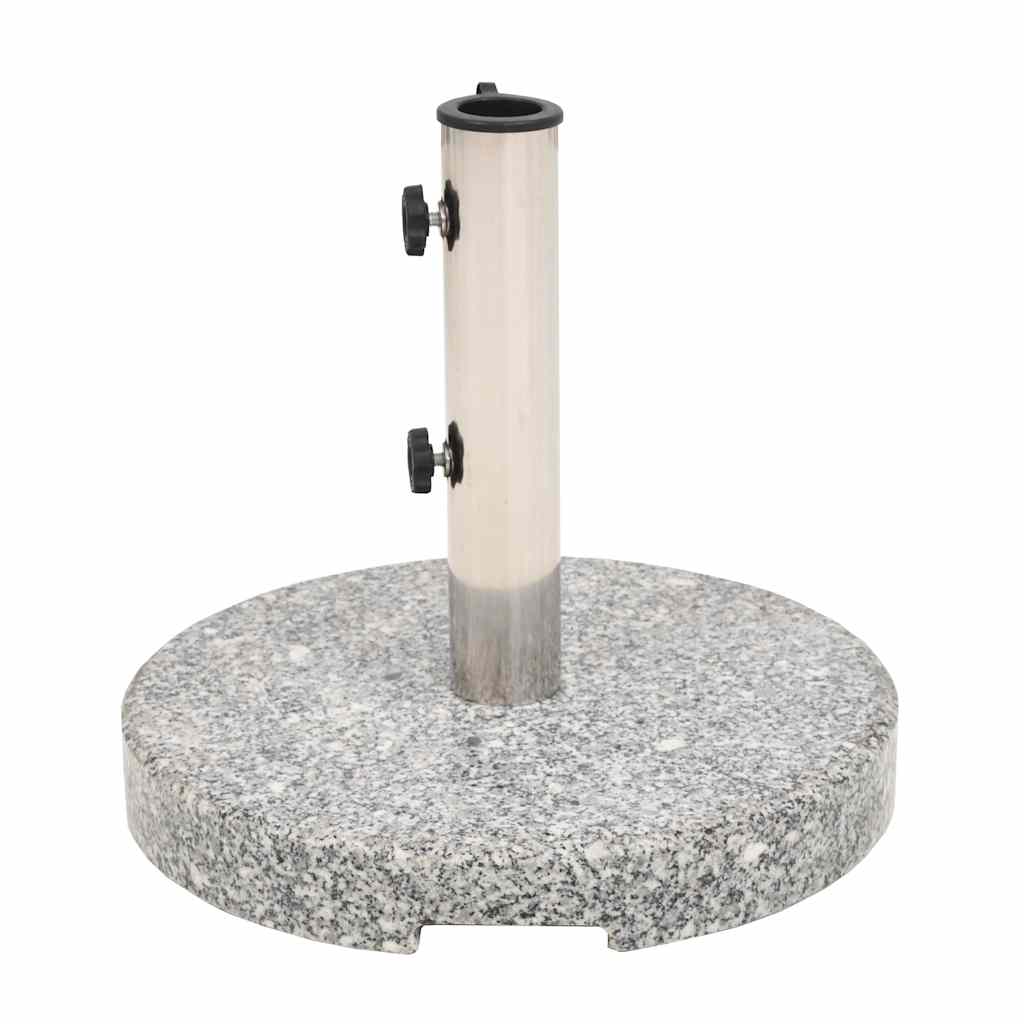 vidaXL Suport umbrelă de soare, granit, rotund, 20 kg vidaXL Suport umbrelă de soare, granit, rotund, 20 kg