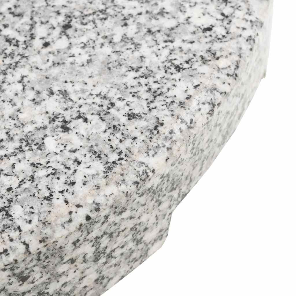 vidaXL Suport umbrelă de soare, granit, rotund, 20 kg vidaXL Suport umbrelă de soare, granit, rotund, 20 kg