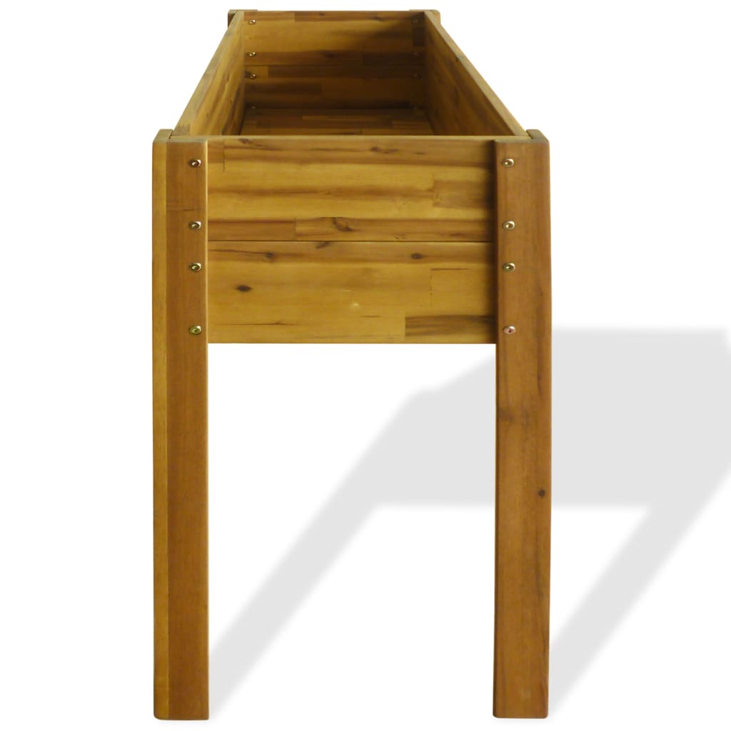 vidaXL Strat înălțat de grădină, lemn masiv de acacia