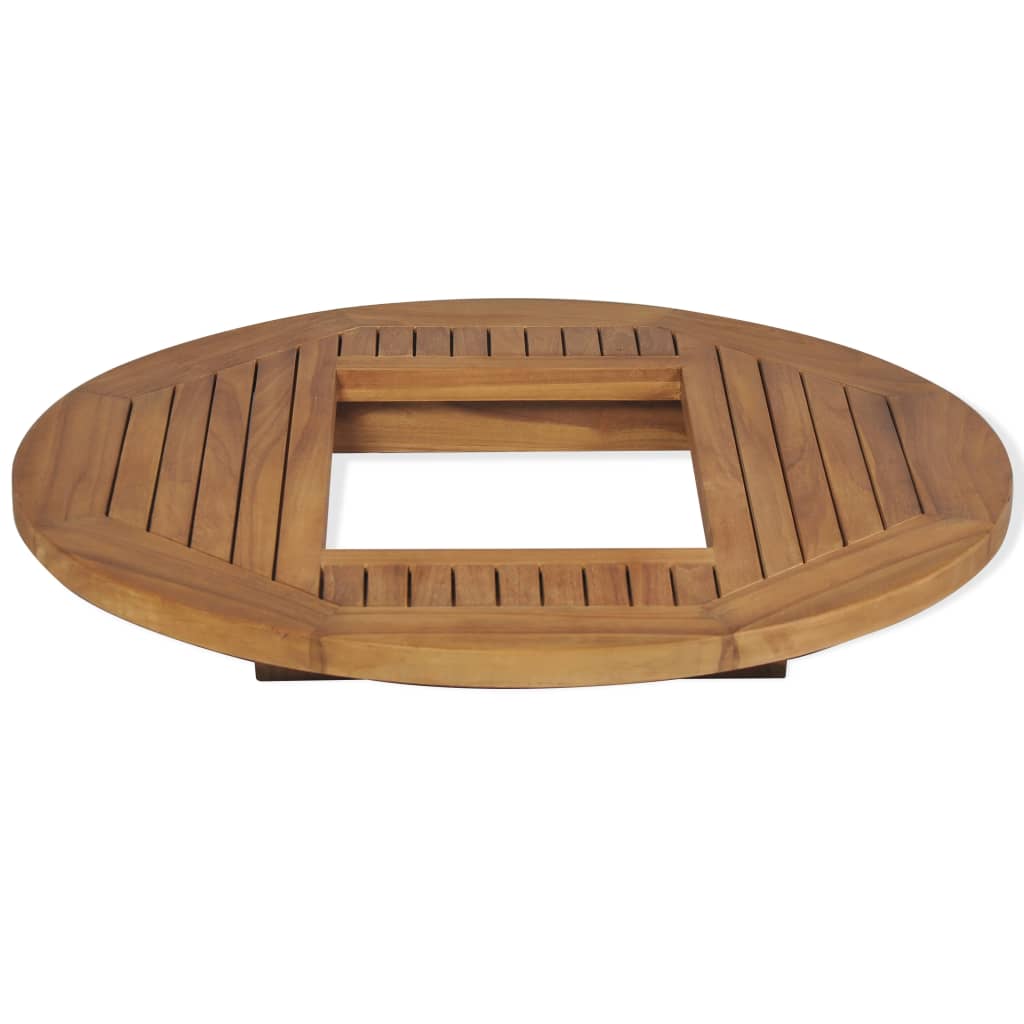 vidaXL Blat de masă pentru lada de bere, 70 cm, lemn de tec vidaXL Blat de masă pentru lada de bere, 70 cm, lemn de tec