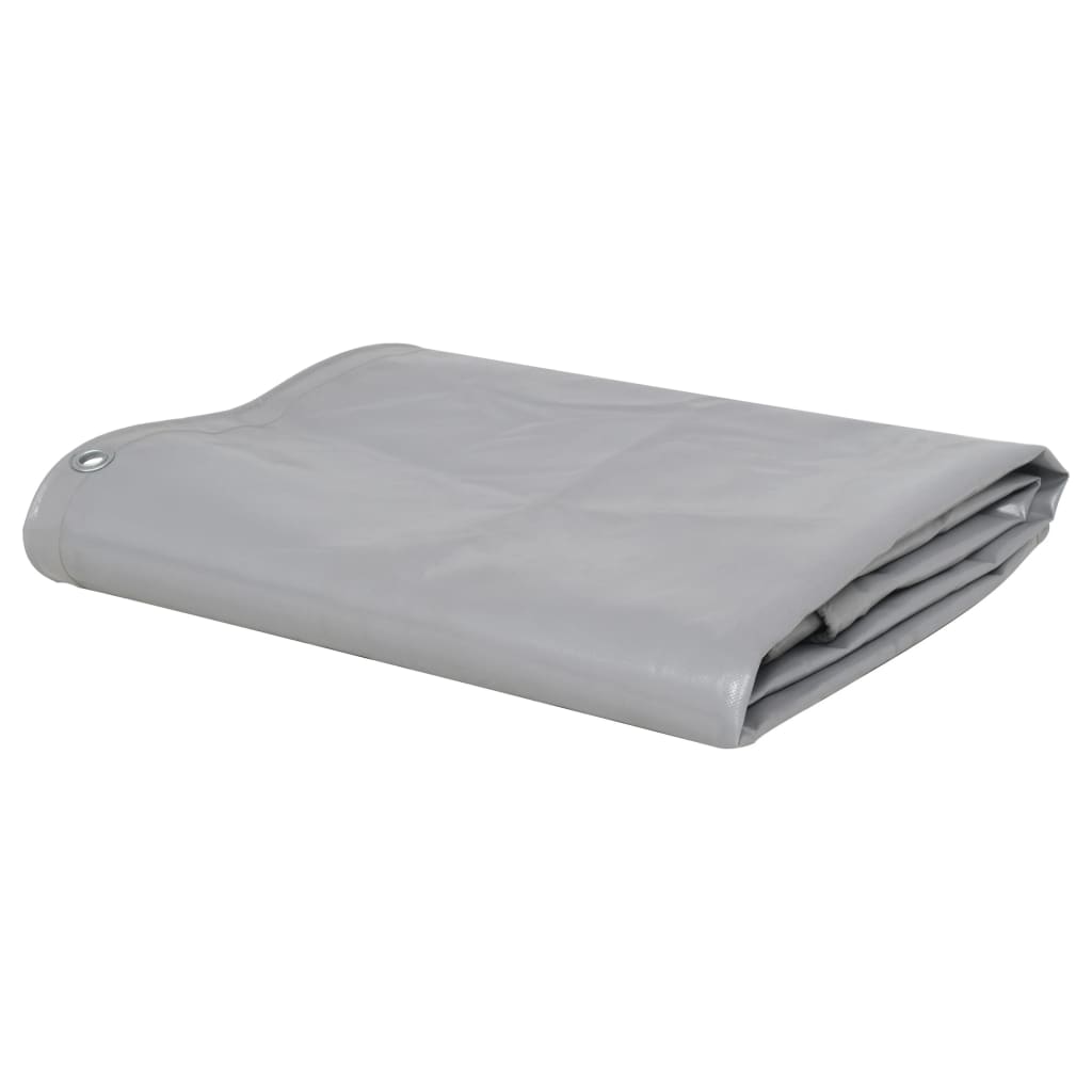 vidaXL Prelată, gri, 650 g/m², 3x4 m