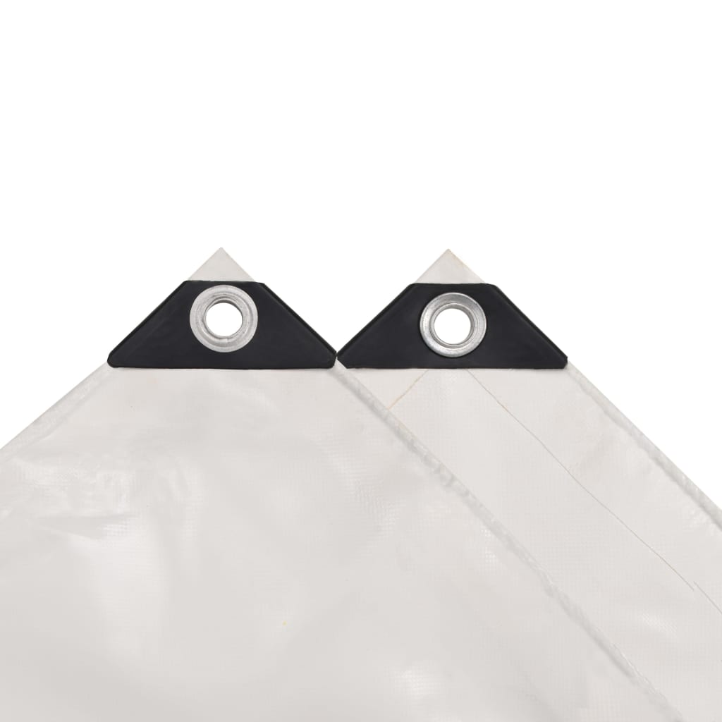 vidaXL Prelată 650 g/m² 4 x 8 m Alb vidaXL Prelată 650 g/m² 4 x 8 m Alb