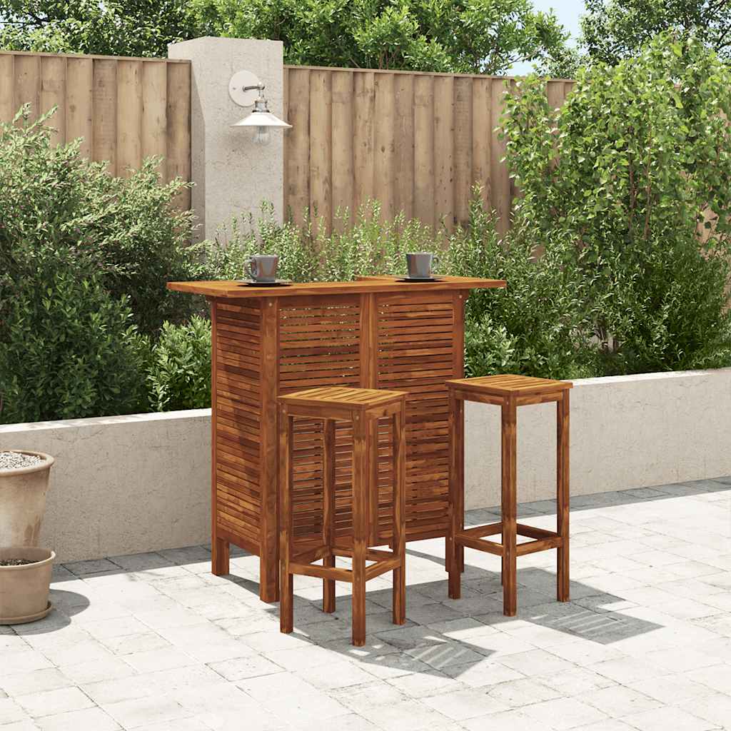 vidaXL Masă de bar, 110 x 50 x 105 cm, lemn masiv de acacia vidaXL Masă de bar, 110 x 50 x 105 cm, lemn masiv de acacia