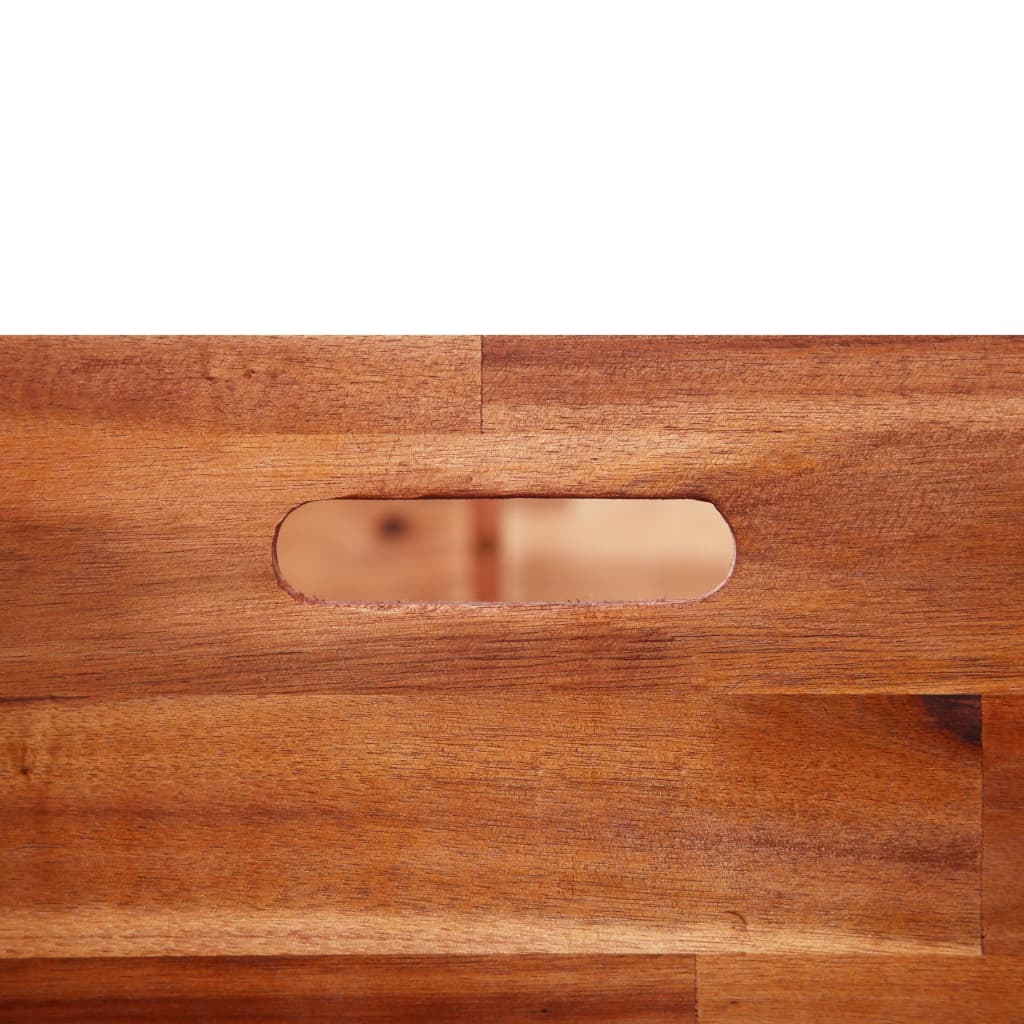 vidaXL Strat înălțat de grădină, 150 x 50 x 50 cm, lemn de acacia