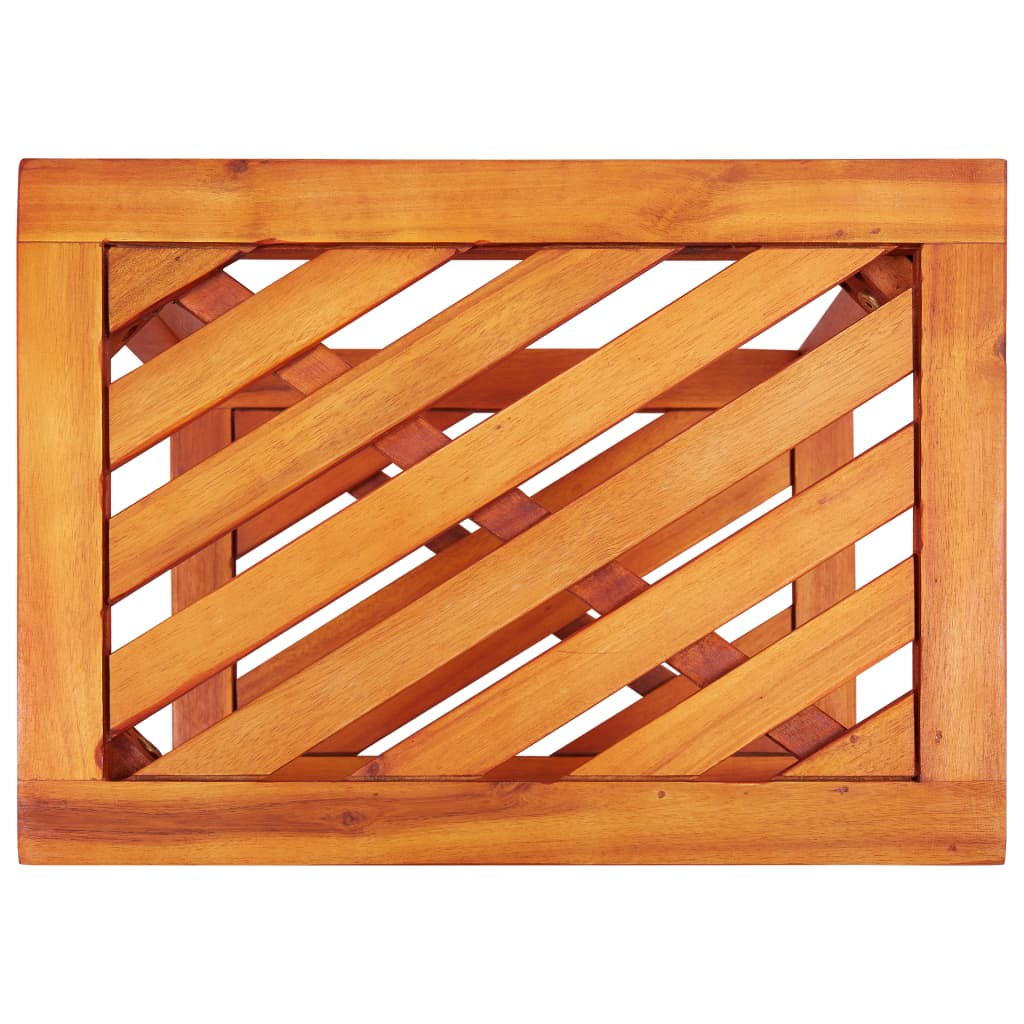 vidaXL Masă laterală, 45x33x45 cm, lemn masiv de salcâm vidaXL Masă laterală, 45x33x45 cm, lemn masiv de salcâm