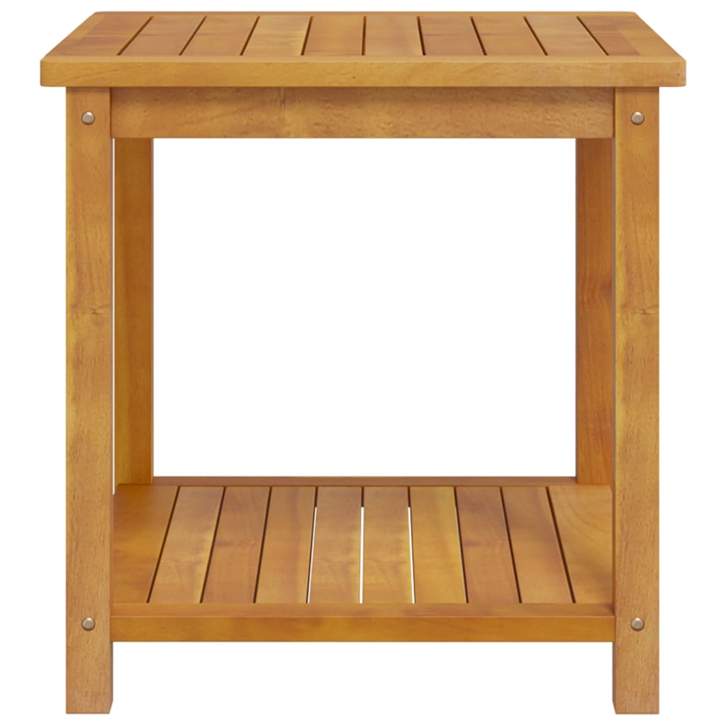 vidaXL Masă laterală, 45x45x45 cm, lemn solid de salcâm vidaXL Masă laterală, 45x45x45 cm, lemn solid de salcâm