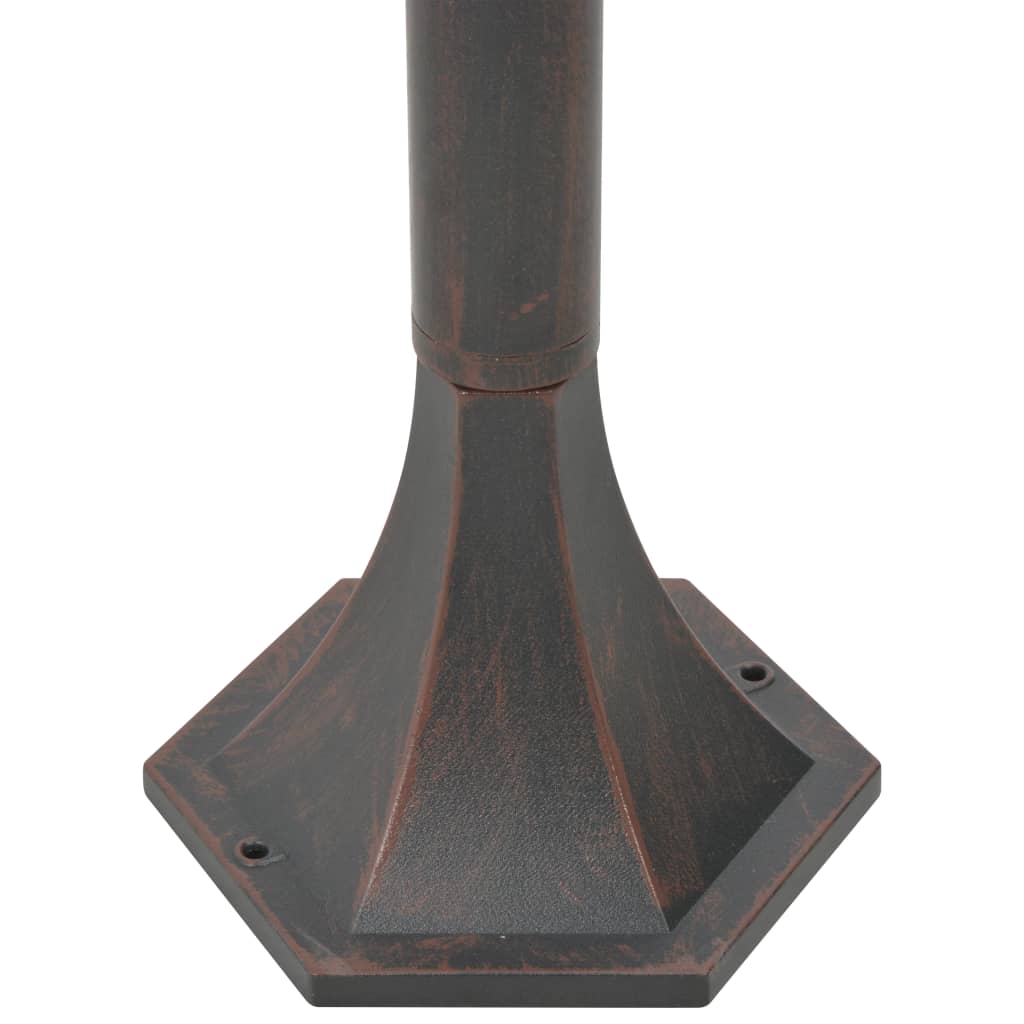 vidaXL Stâlp iluminare grădină, 6 buc., bronz, 110 cm, aluminiu, E27 vidaXL Stâlp iluminare grădină, 6 buc., bronz, 110 cm, aluminiu, E27