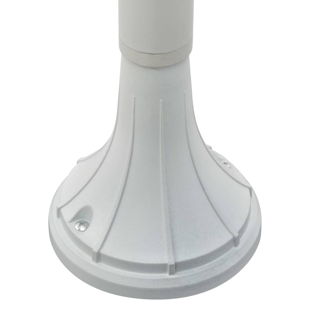 vidaXL Stâlp de iluminat pentru grădină, alb, 120 cm, aluminiu, E27
